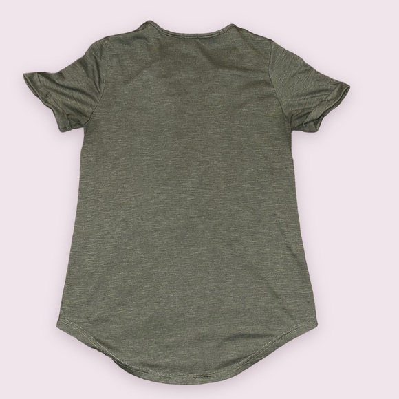 Rue 21 Army/Olive Green Lace Up Deep v-Neck Tank Size Womens Medium - Picture 2 of 4